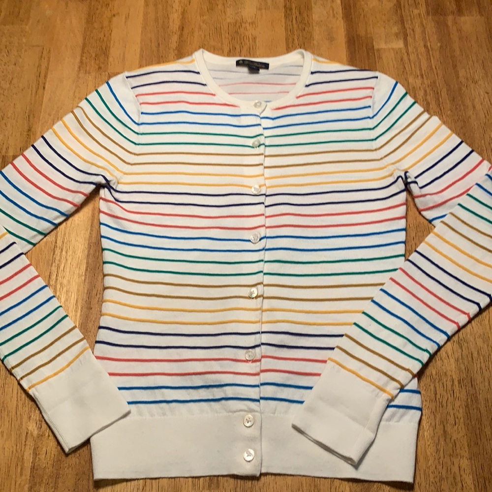 Brooks Brothers button down lightweight cardigan sweater